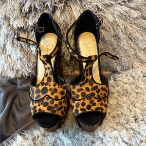Jessica Simpson Dany Leopard Print Women Shoes